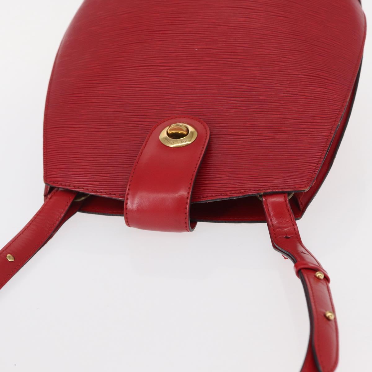 LOUIS VUITTON Epi Cluny Shoulder Bag Red M52257 LV Auth 153374