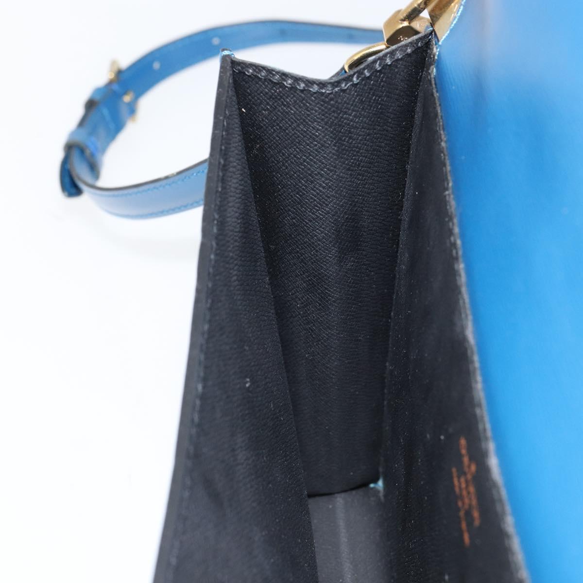 LOUIS VUITTON Epi Grenel Shoulder Bag Blue M52362 LV Auth 153376