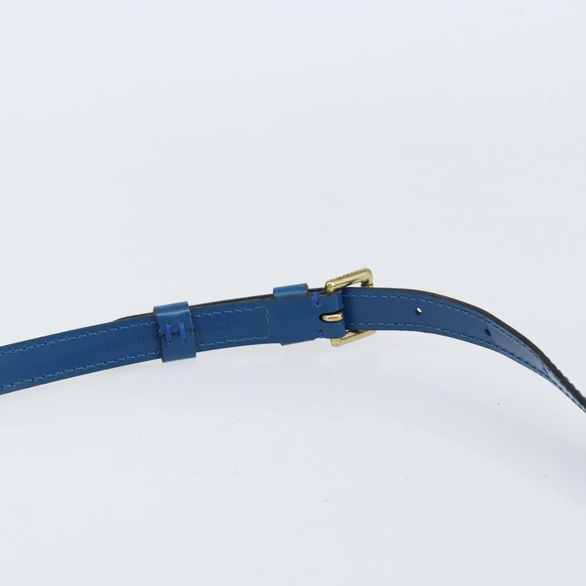 LOUIS VUITTON Epi Grenel Shoulder Bag Blue M52362 LV Auth 153376