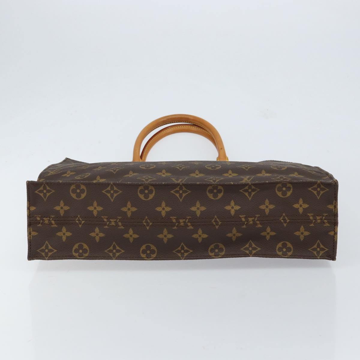 LOUIS VUITTON Monogram Sac Plat Hand Bag M51140 LV Auth 153379