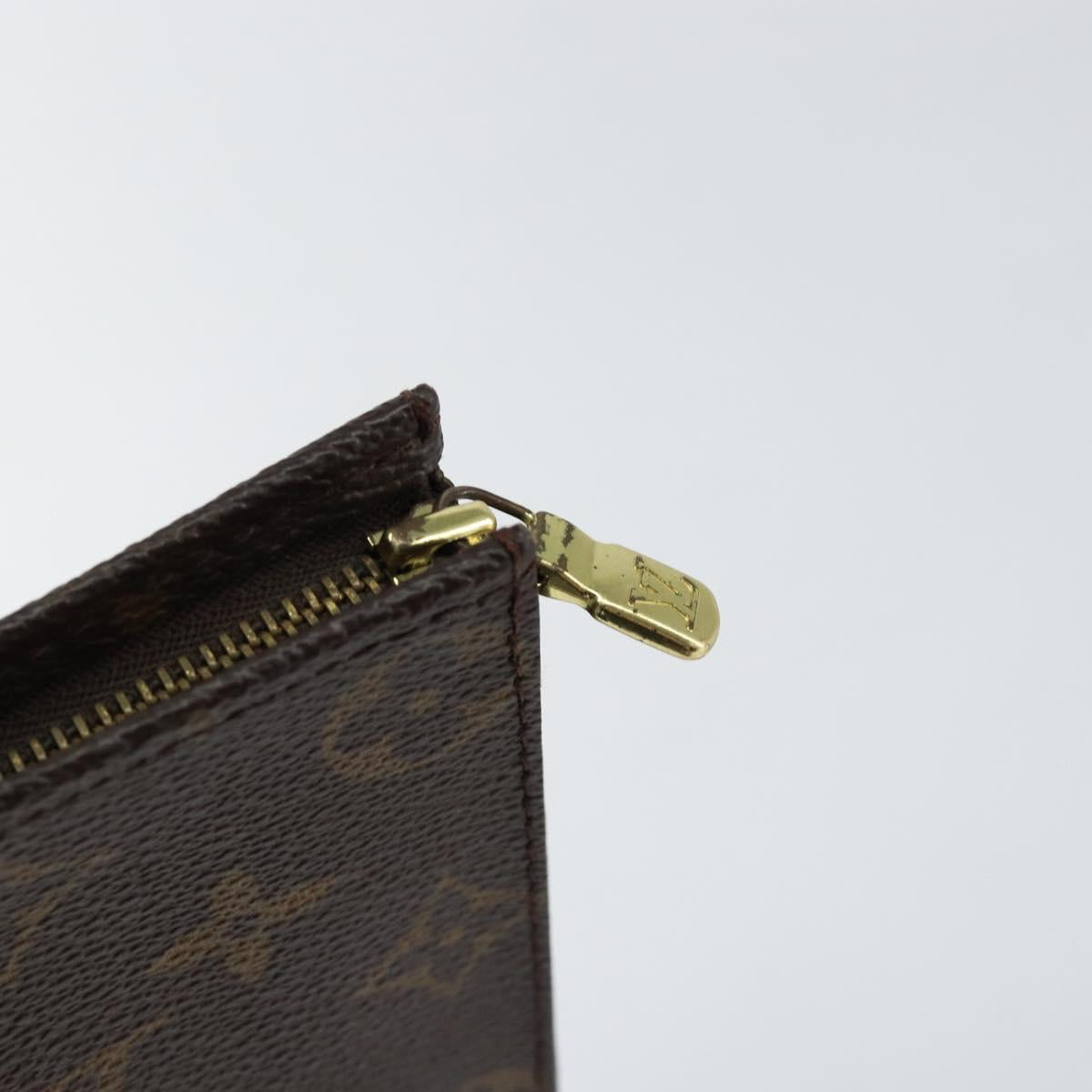 LOUIS VUITTON Monogram Poche Toilette 26 Pouch M47542 LV Auth 153380