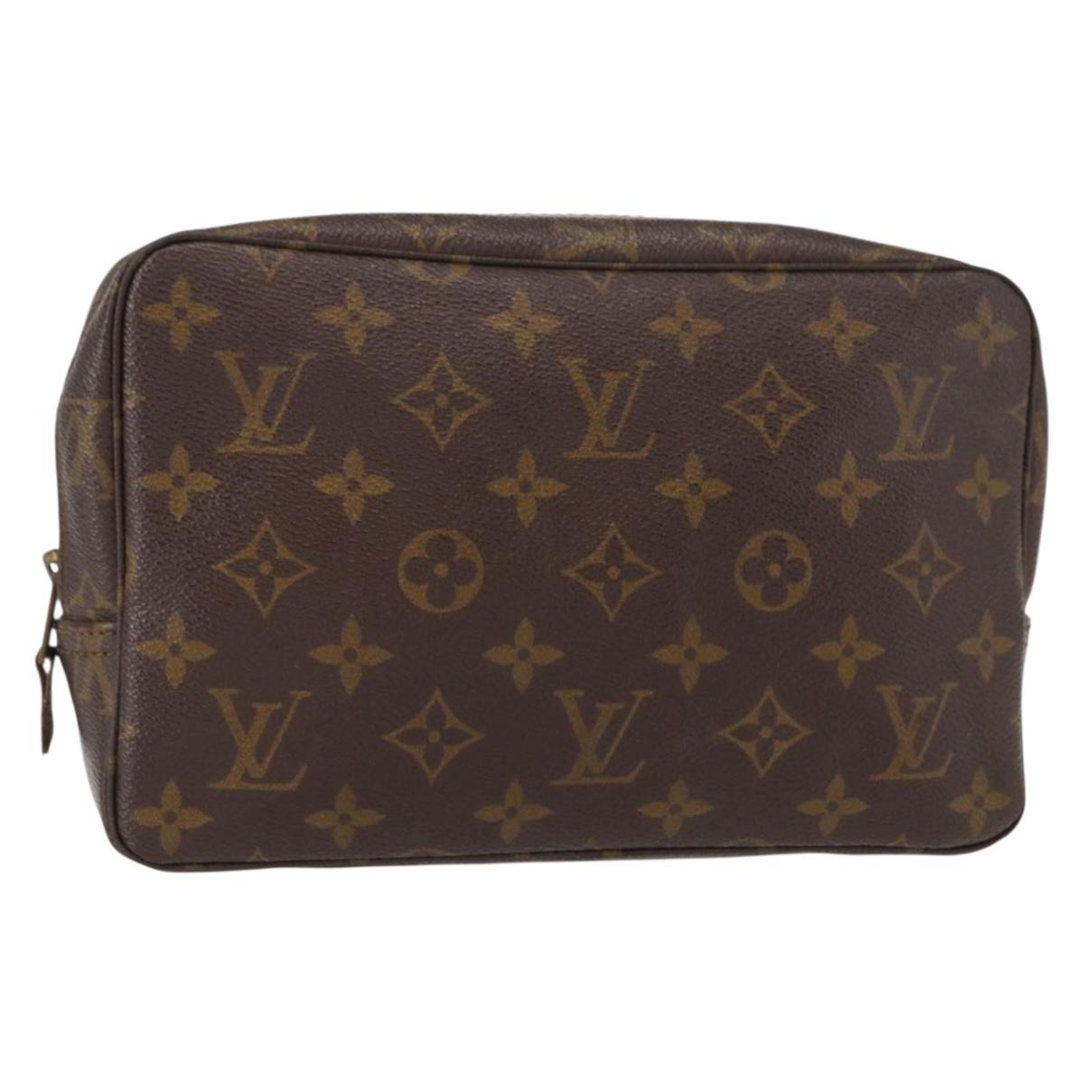 LOUIS VUITTON Monogram Trousse Toilette 23 Clutch Bag M47524 LV Auth 153381