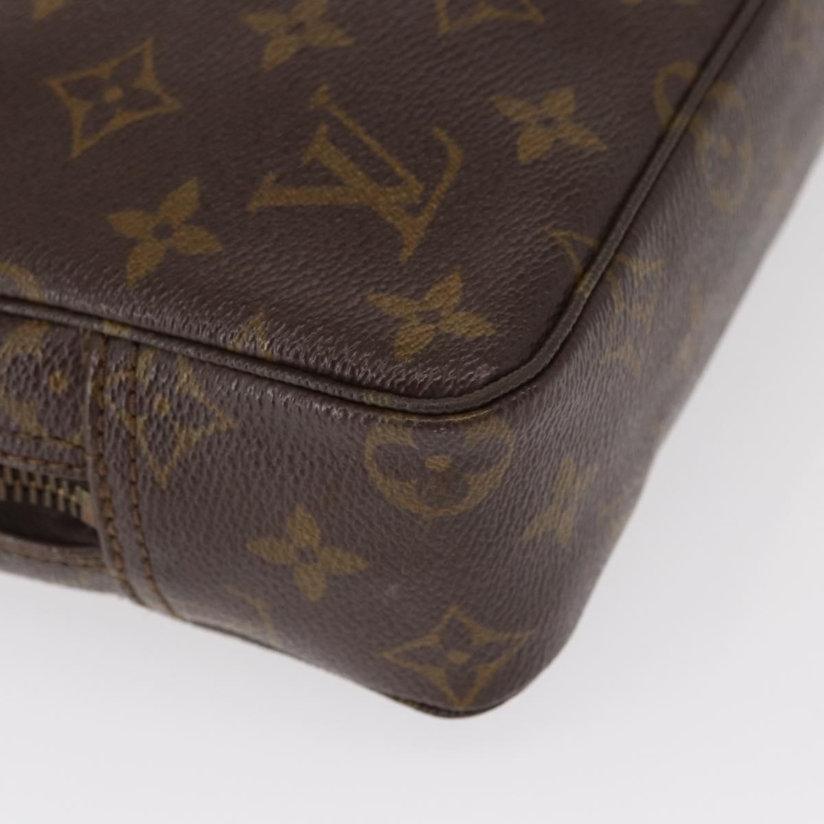 LOUIS VUITTON Monogram Trousse Toilette 23 Clutch Bag M47524 LV Auth 153381