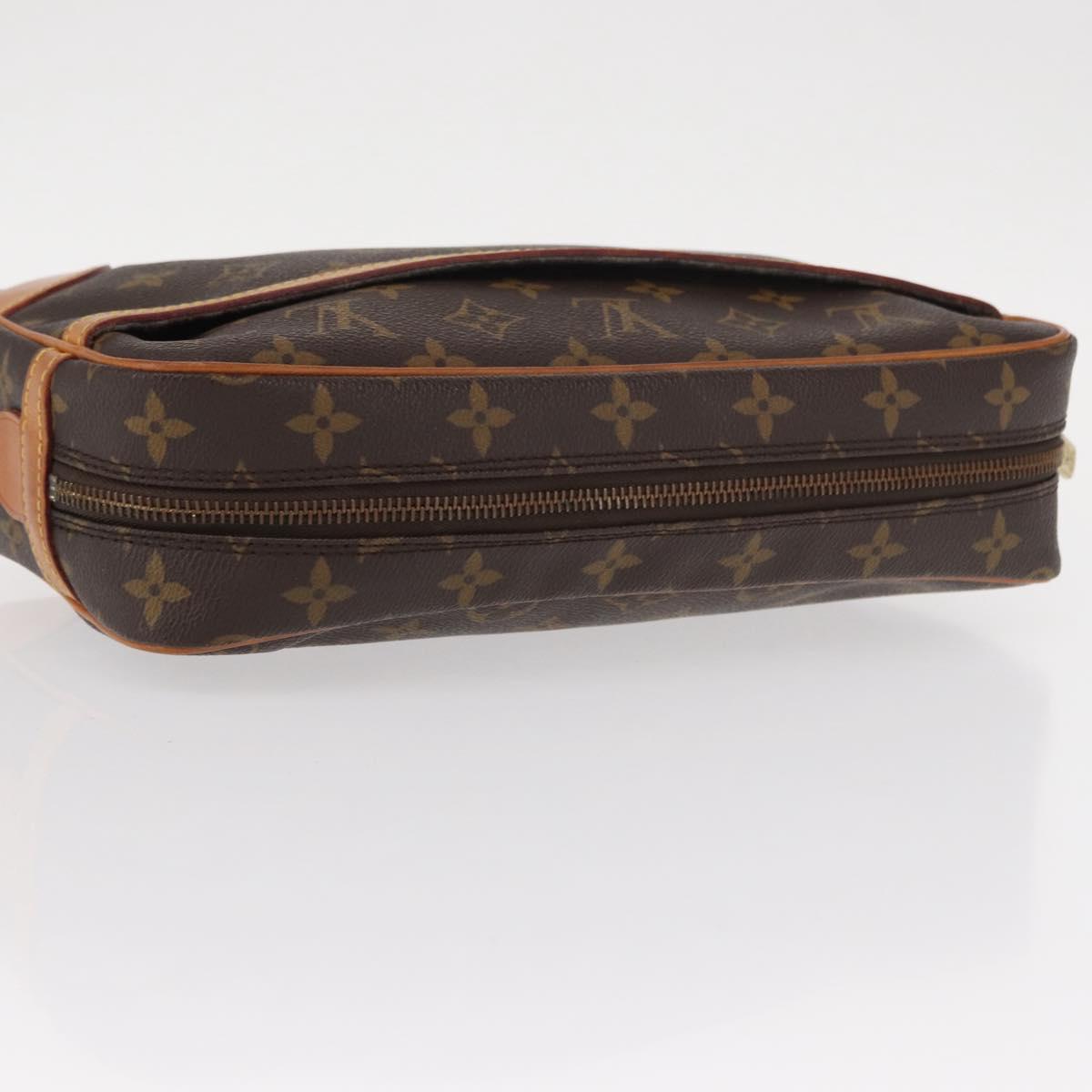LOUIS VUITTON Monogram Compiegne 28 Clutch Bag M51845 LV Auth 153382