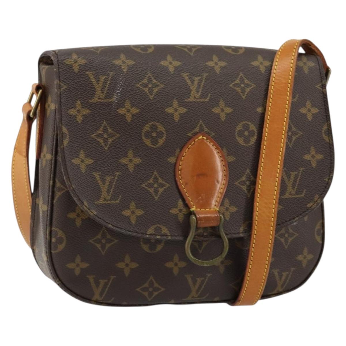 LOUIS VUITTON Monogram Saint Cloud GM Shoulder Bag M51242 LV Auth 153386