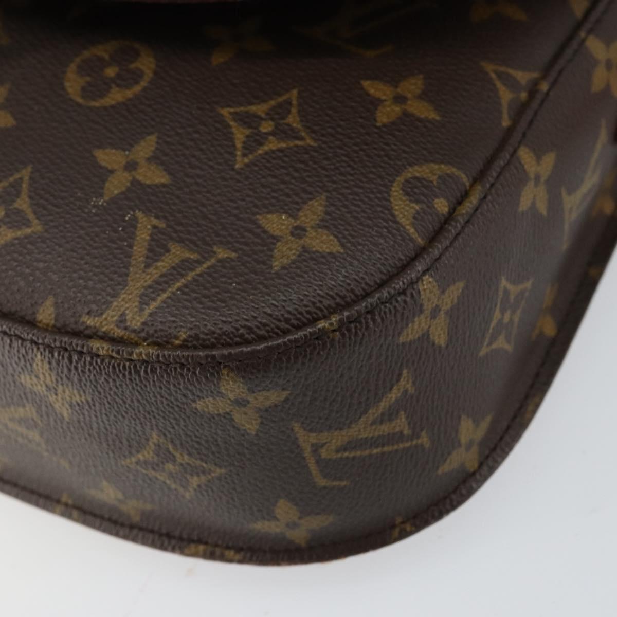 LOUIS VUITTON Monogram Saint Cloud GM Shoulder Bag M51242 LV Auth 153386