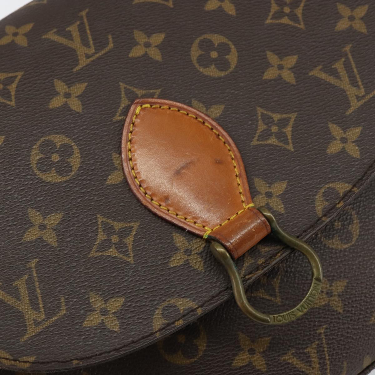 LOUIS VUITTON Monogram Saint Cloud GM Shoulder Bag M51242 LV Auth 153386