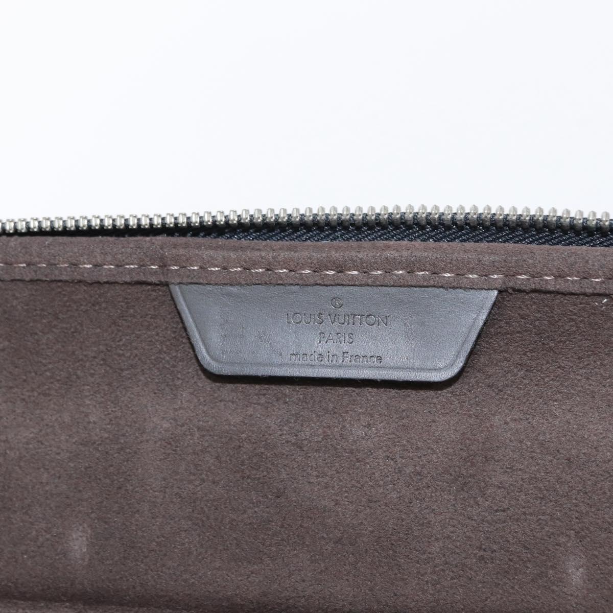 LOUIS VUITTON Damier Geant Computer Sleeve MM PC Case Noir N58036 LV Auth 153387