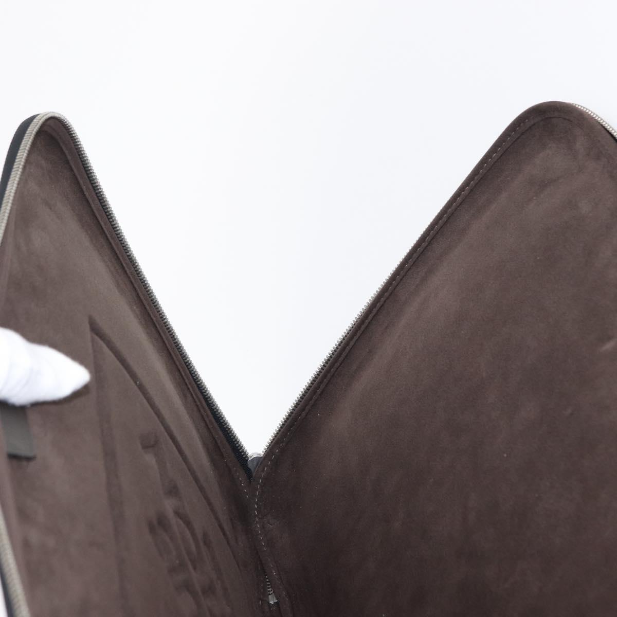 LOUIS VUITTON Damier Geant Computer Sleeve MM PC Case Noir N58036 LV Auth 153387