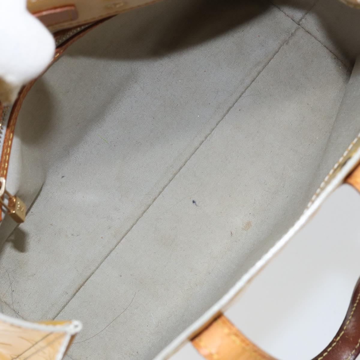 LOUIS VUITTON Monogram Vernis Reade PM Hand Bag Gris M91145 LV Auth 153395