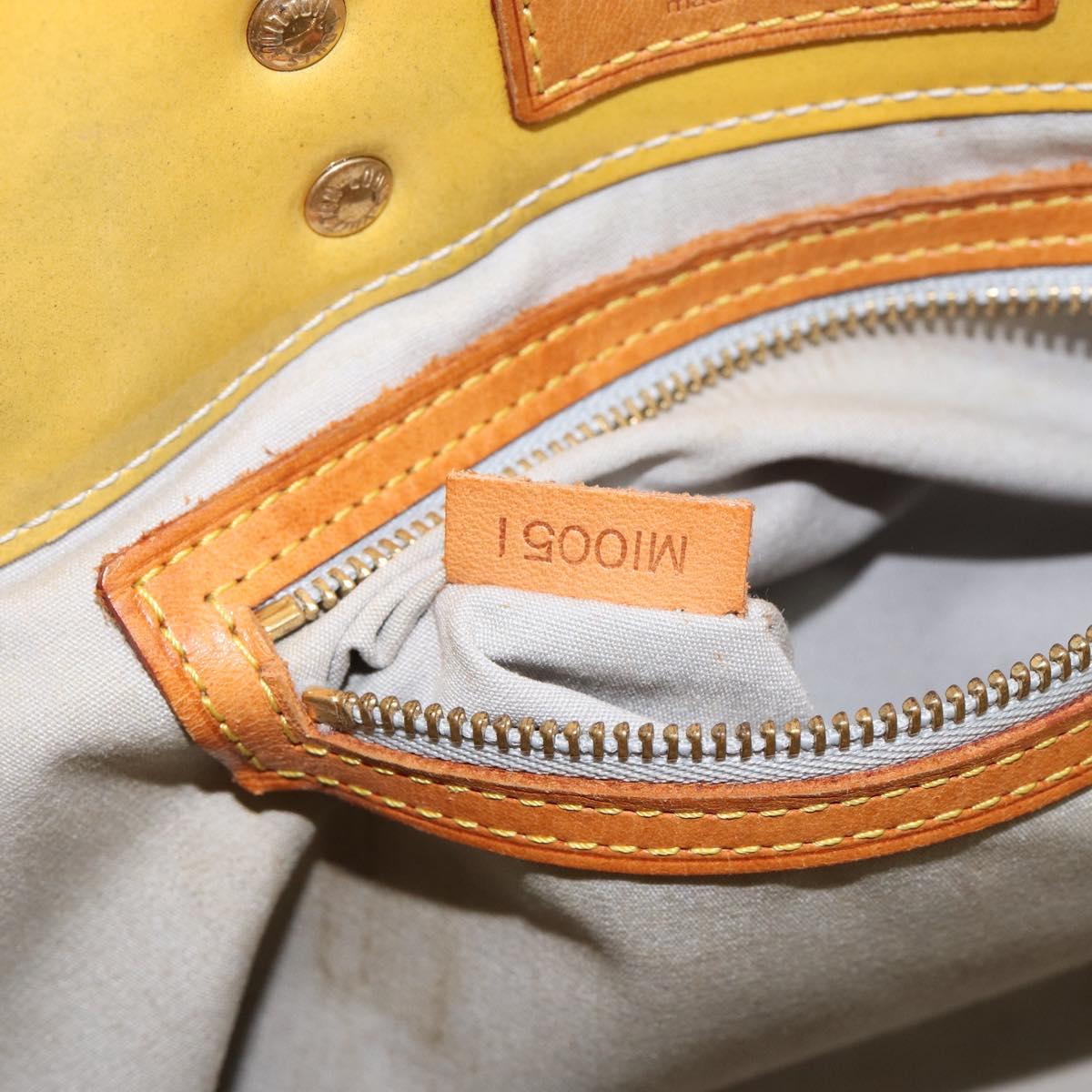 LOUIS VUITTON Monogram Vernis Reade PM Hand Bag Gris M91145 LV Auth 153395