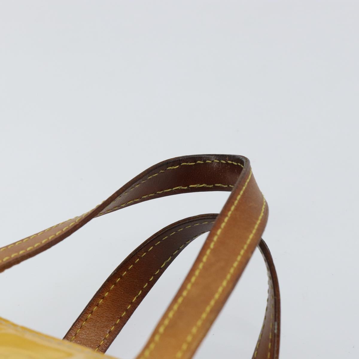 LOUIS VUITTON Monogram Vernis Reade PM Hand Bag Gris M91145 LV Auth 153395