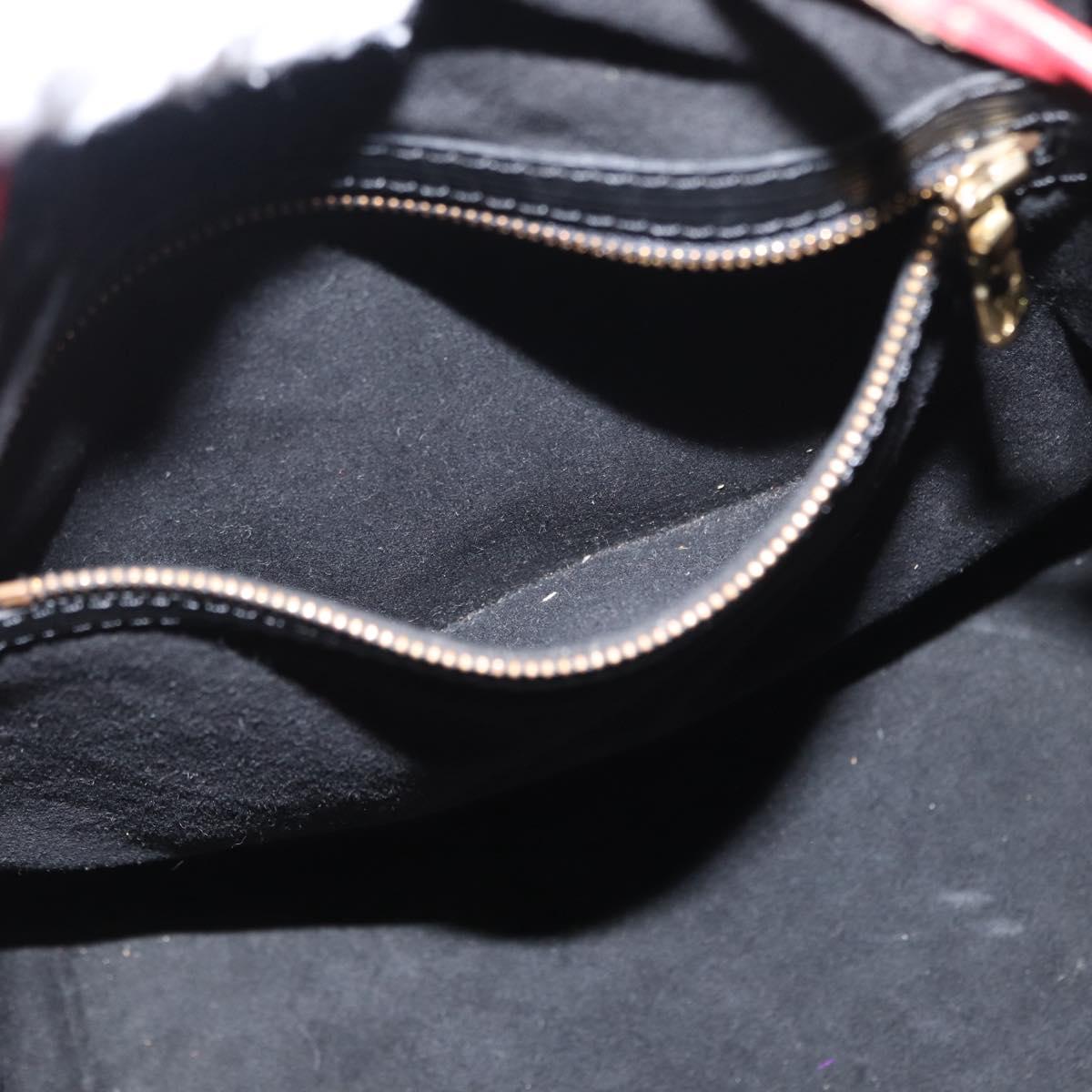 LOUIS VUITTON Epi Noe Shoulder Bag Bicolor Black Red M44017 LV Auth 153398