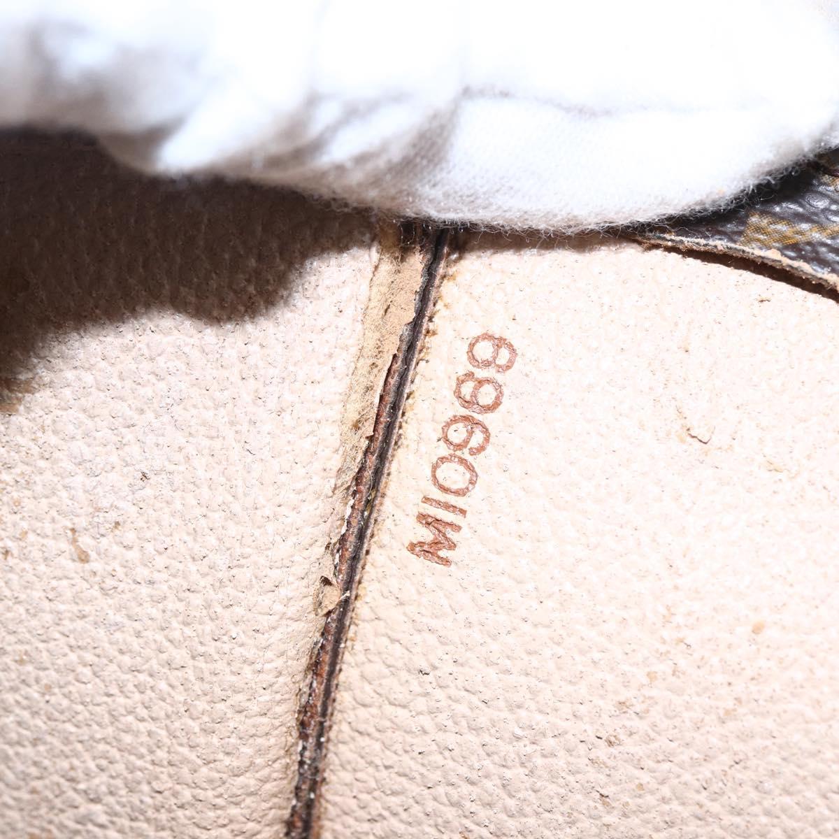 LOUIS VUITTON Monogram Sac Plat Hand Bag M51140 LV Auth 153399