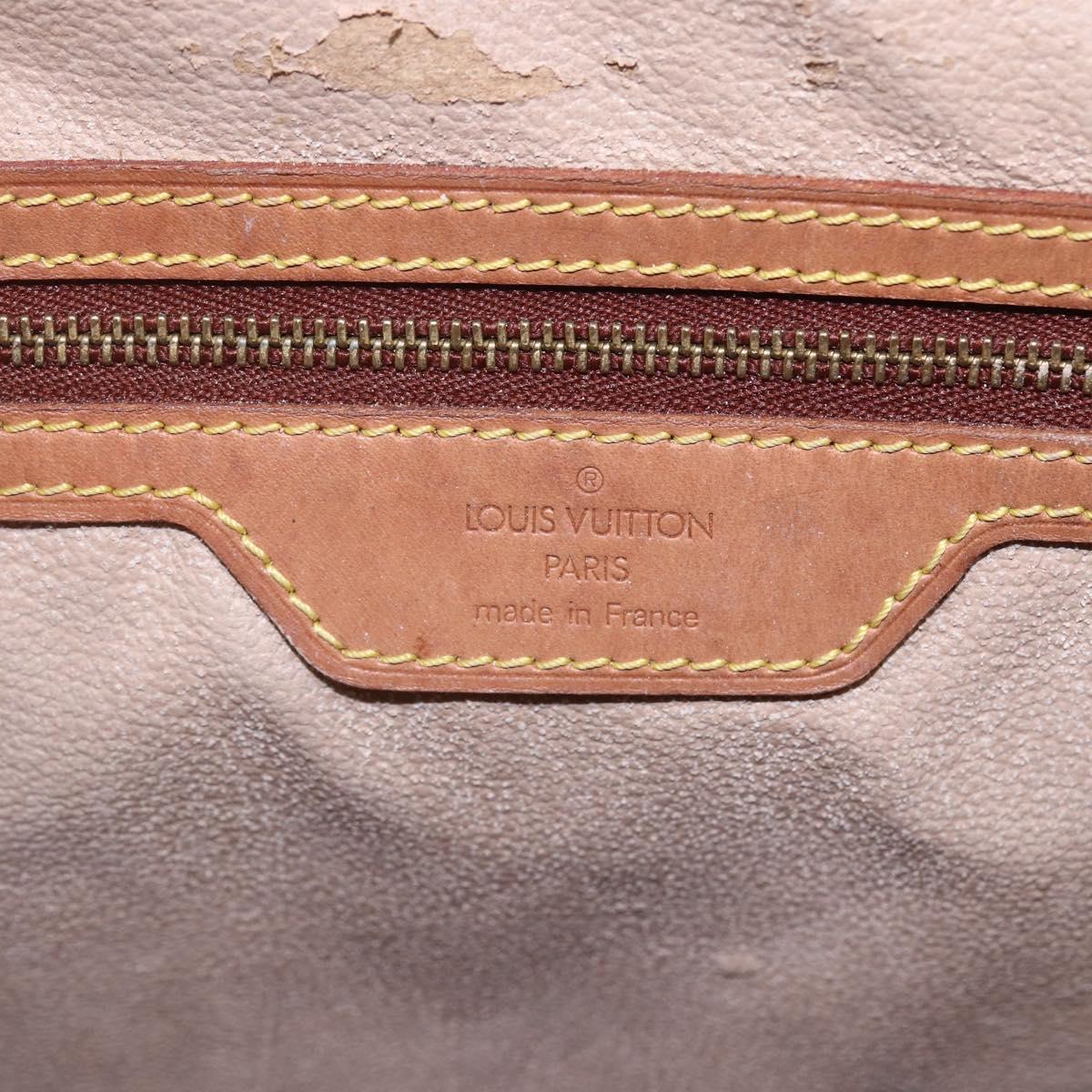 LOUIS VUITTON Monogram Bucket GM Shoulder Bag M42236 LV Auth 153401