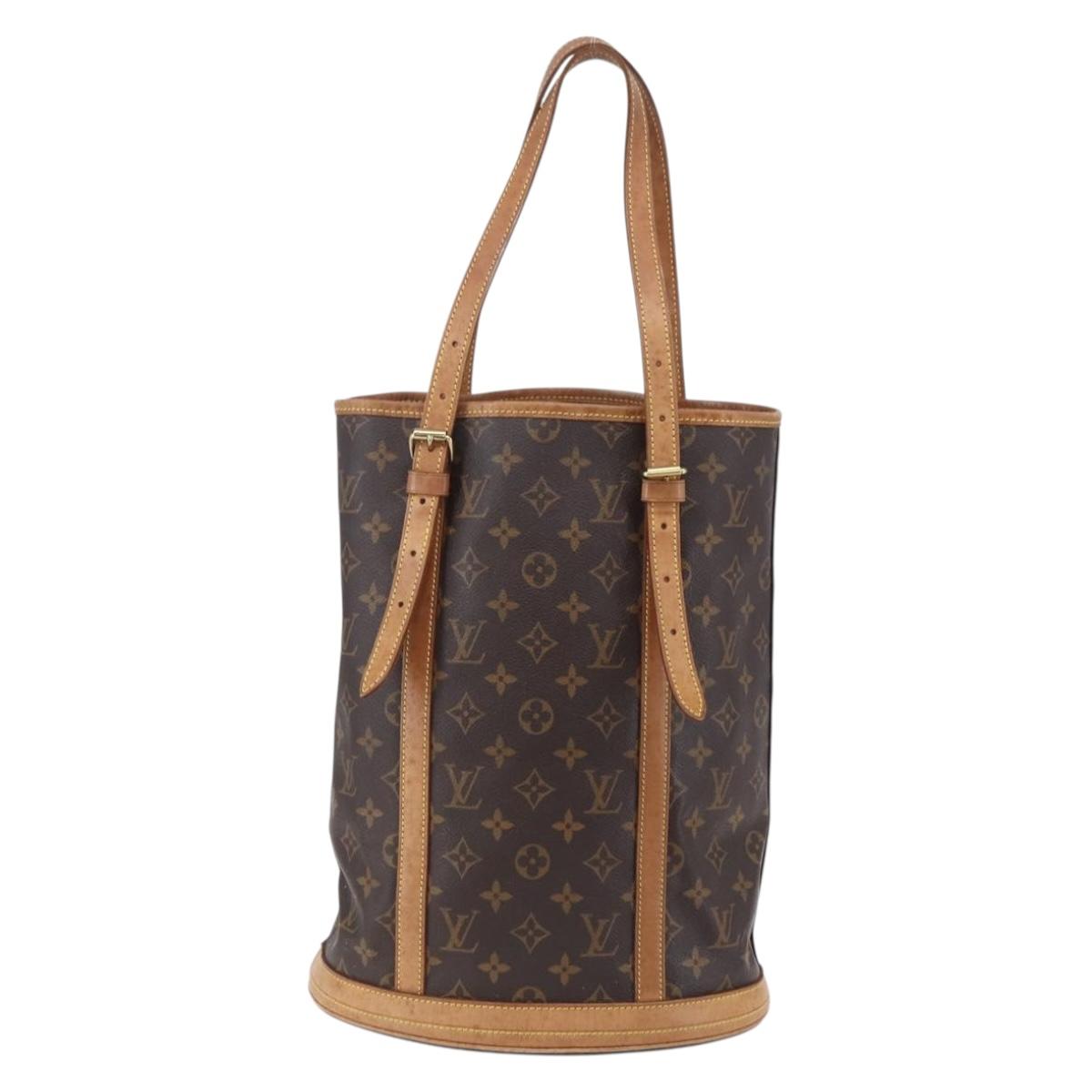 LOUIS VUITTON Monogram Bucket GM Shoulder Bag M42236 LV Auth 153401