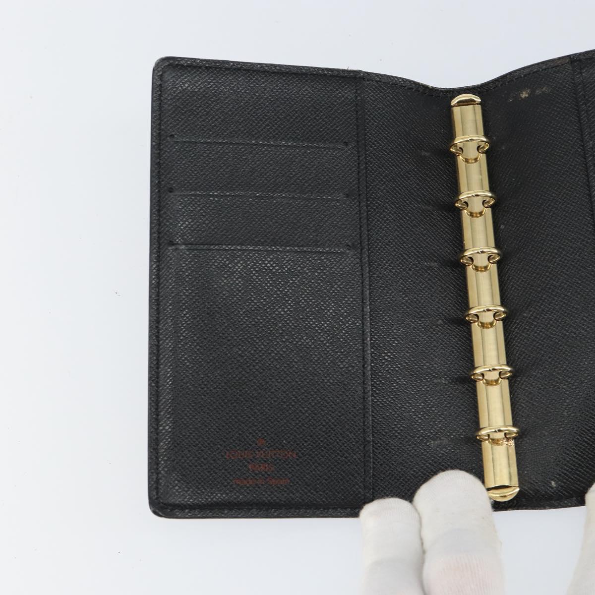 LOUIS VUITTON Epi Agenda PM Day Planner Cover Blue R20055 LV Auth 153406