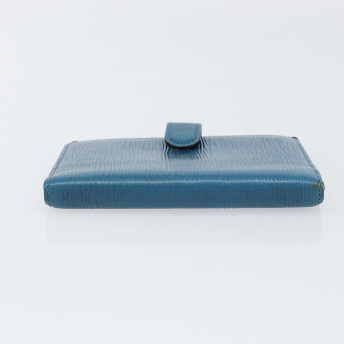 LOUIS VUITTON Epi Agenda PM Day Planner Cover Blue R20055 LV Auth 153406