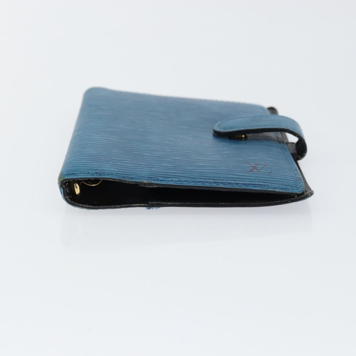 LOUIS VUITTON Epi Agenda PM Day Planner Cover Blue R20055 LV Auth 153406