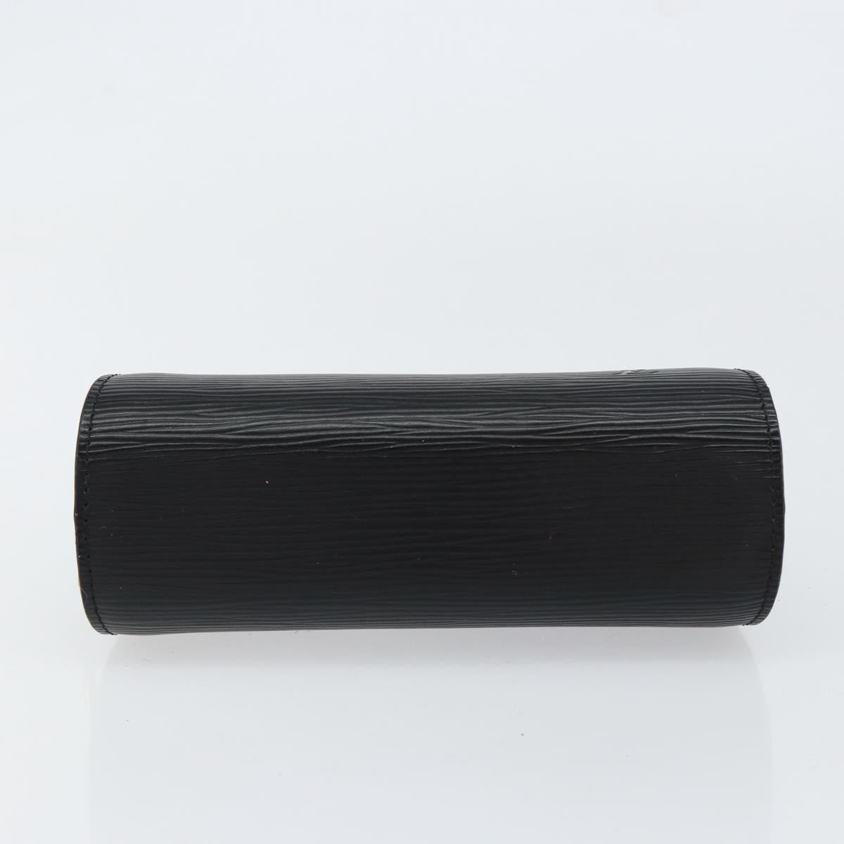 LOUIS VUITTON Epi Dauphine PM Pouch Black M48442 LV Auth 153409