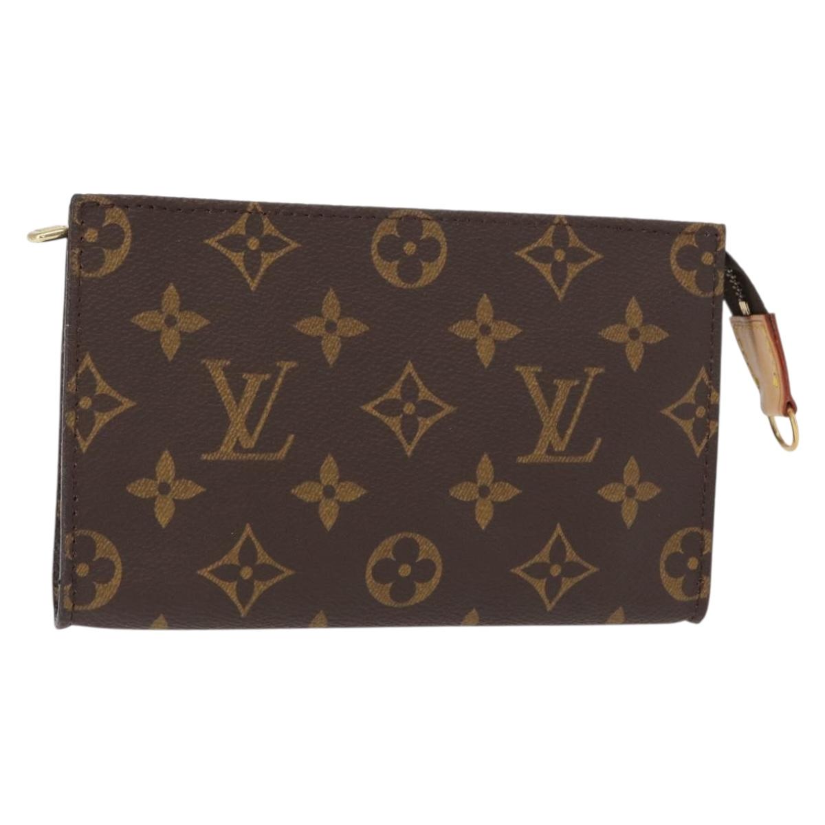 LOUIS VUITTON Monogram Bucket PM Accessory Pouch LV Auth 153410