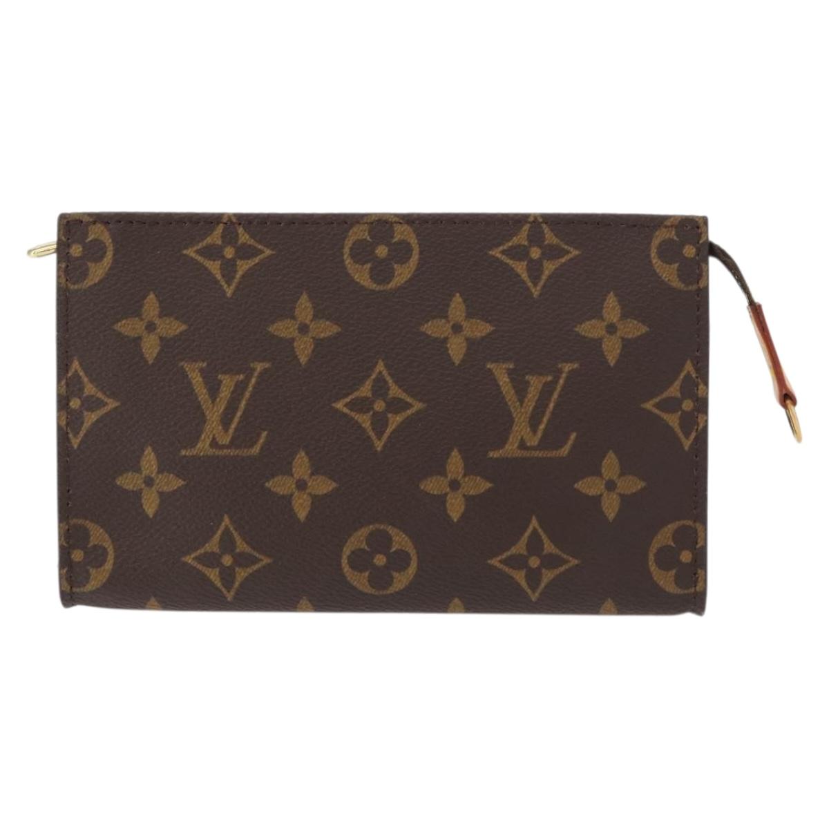 LOUIS VUITTON Monogram Bucket PM Accessory Pouch LV Auth 153410