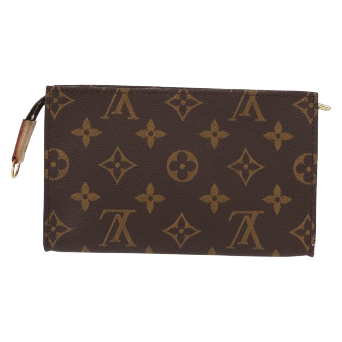 LOUIS VUITTON Monogram Bucket PM Accessory Pouch LV Auth 153410
