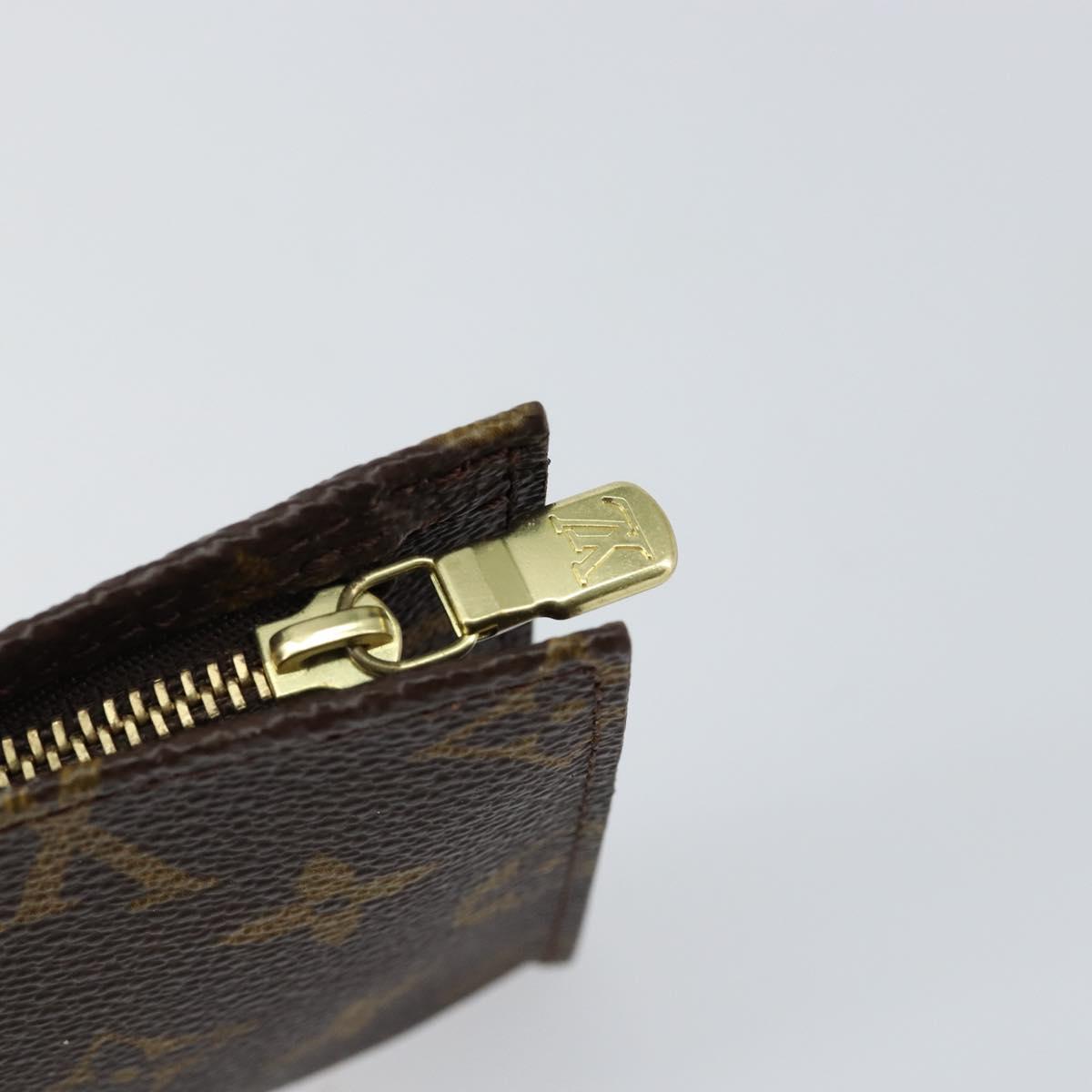 LOUIS VUITTON Monogram Bucket PM Accessory Pouch LV Auth 153411