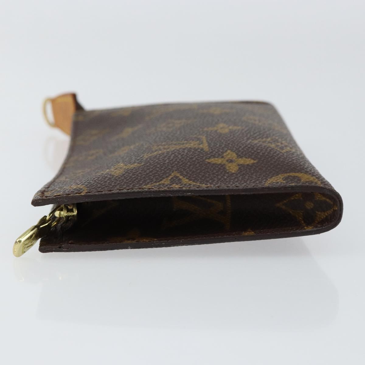 LOUIS VUITTON Monogram Bucket PM Accessory Pouch LV Auth 153411