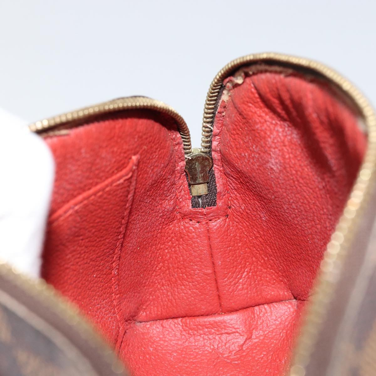 LOUIS VUITTON Damier Ebene Pochette Cosmetic PM Pouch N47516 LV Auth 153412