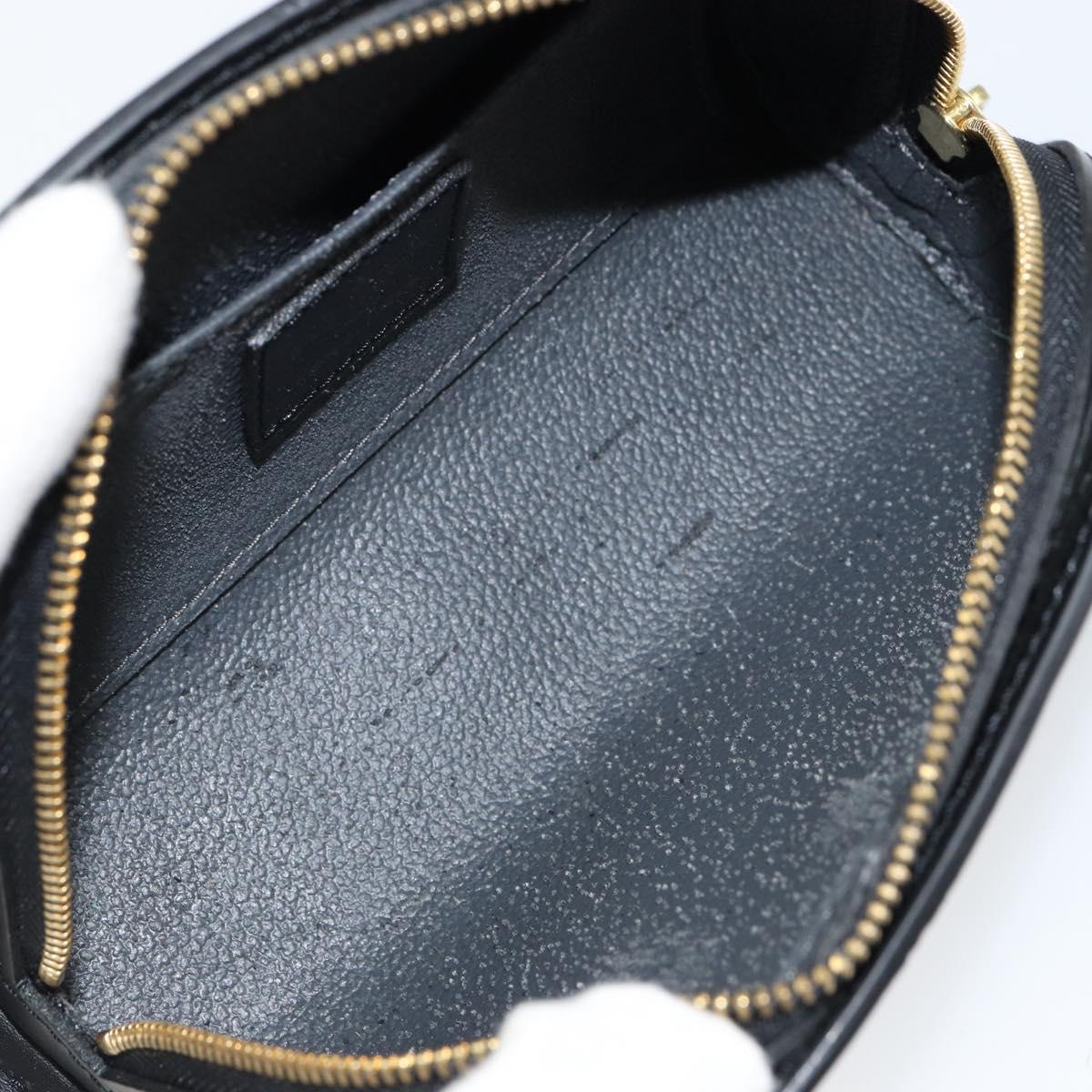 LOUIS VUITTON Epi Dauphine PM Pouch Black M48442 LV Auth 153414