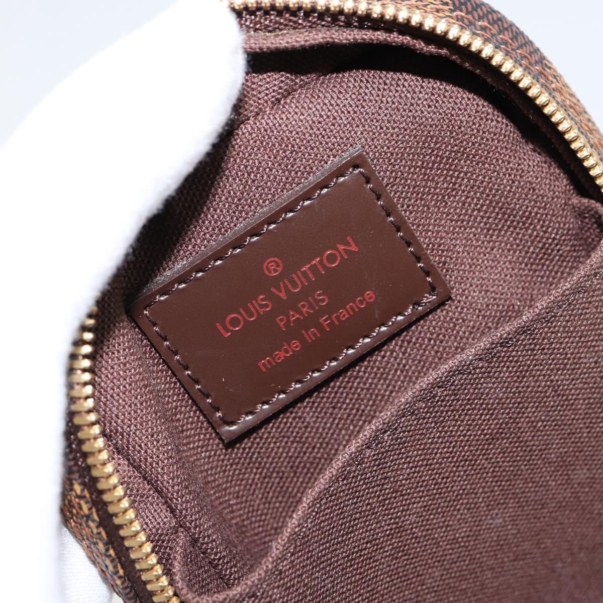 LOUIS VUITTON Damier Ebene Etui Okapi PM Pouch N61738 LV Auth 153415