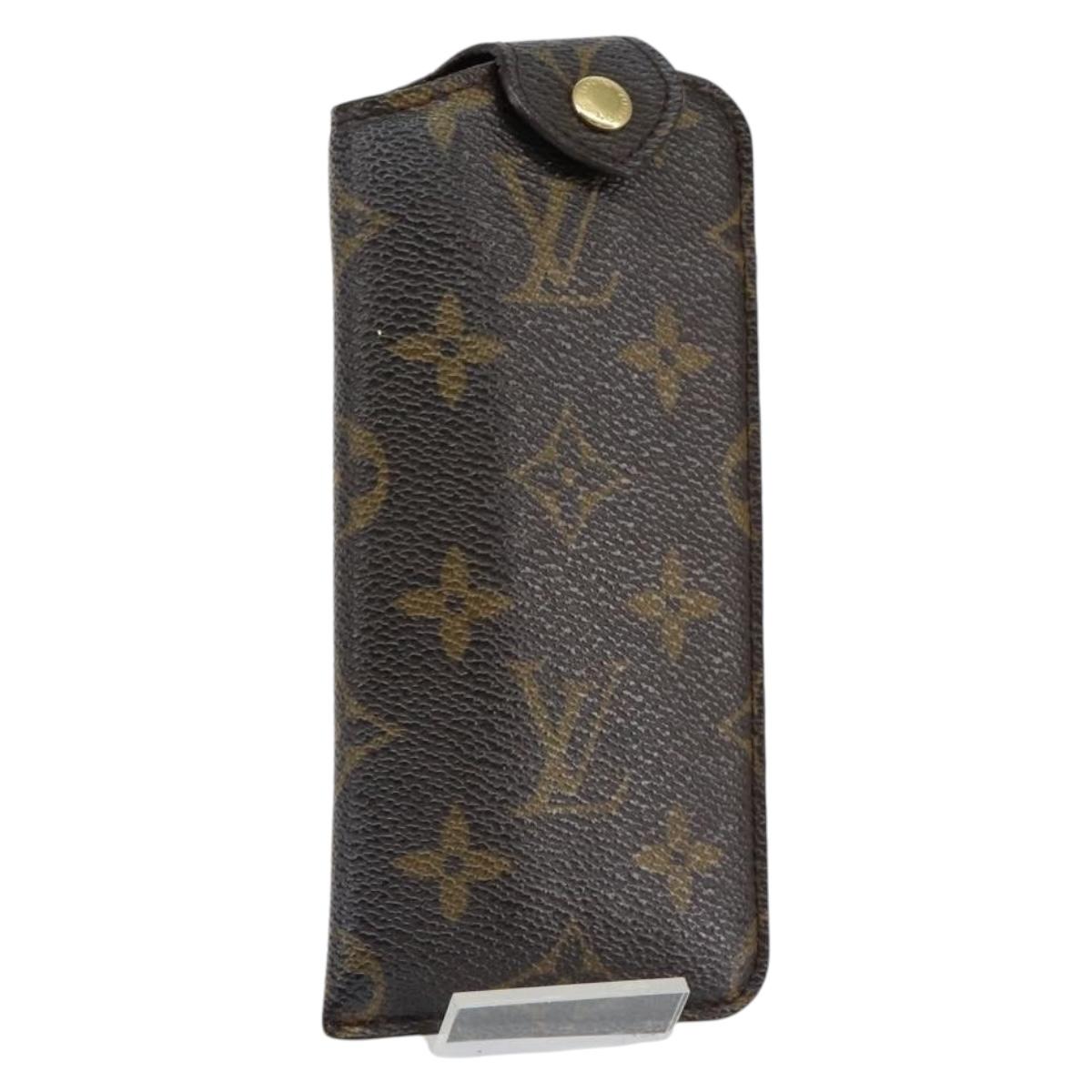 LOUIS VUITTON Monogram Etui Lunette PM Glasses Case M66545 LV Auth 153419