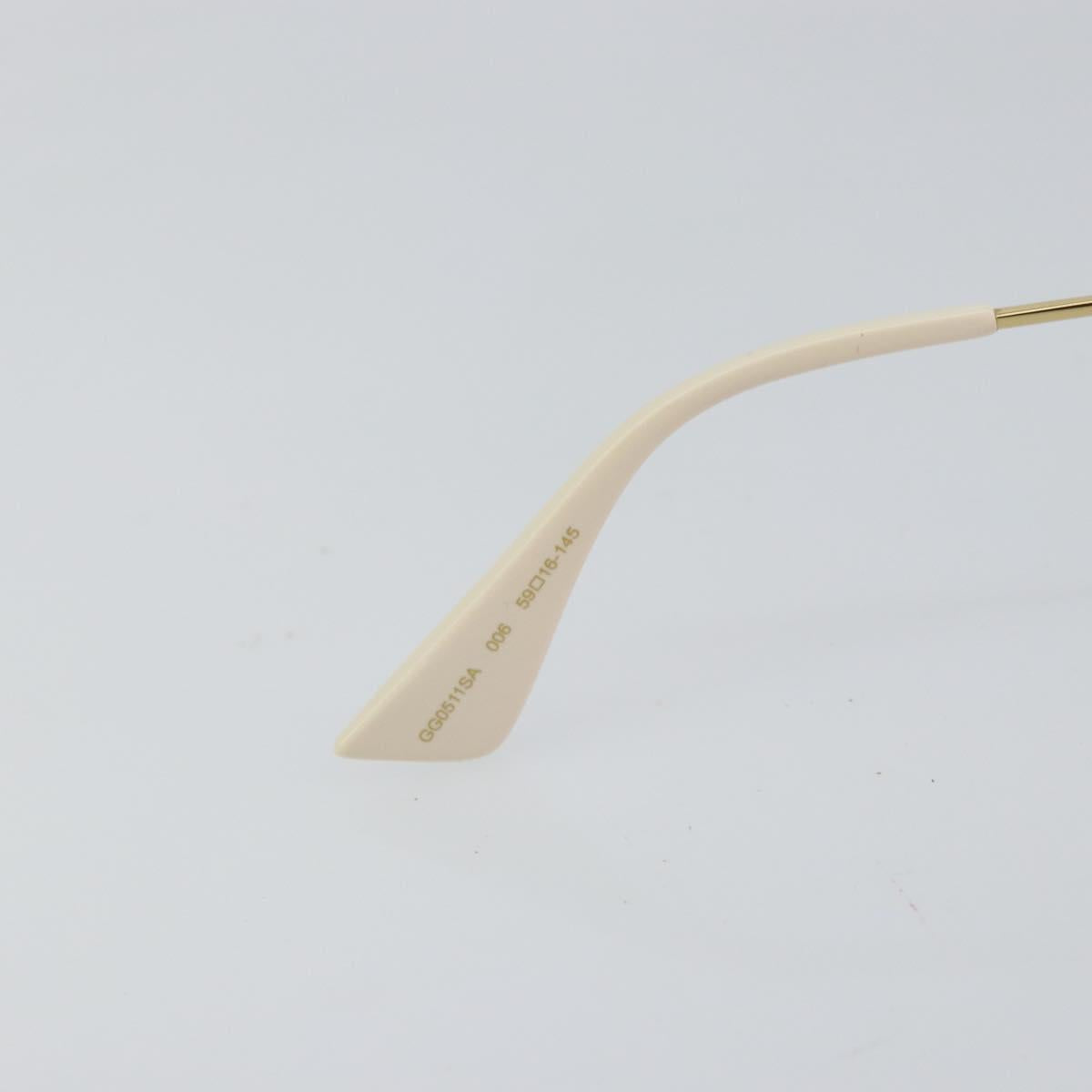 GUCCI Butterfly Sunglasses metal Brown GG0511SA Auth 153423