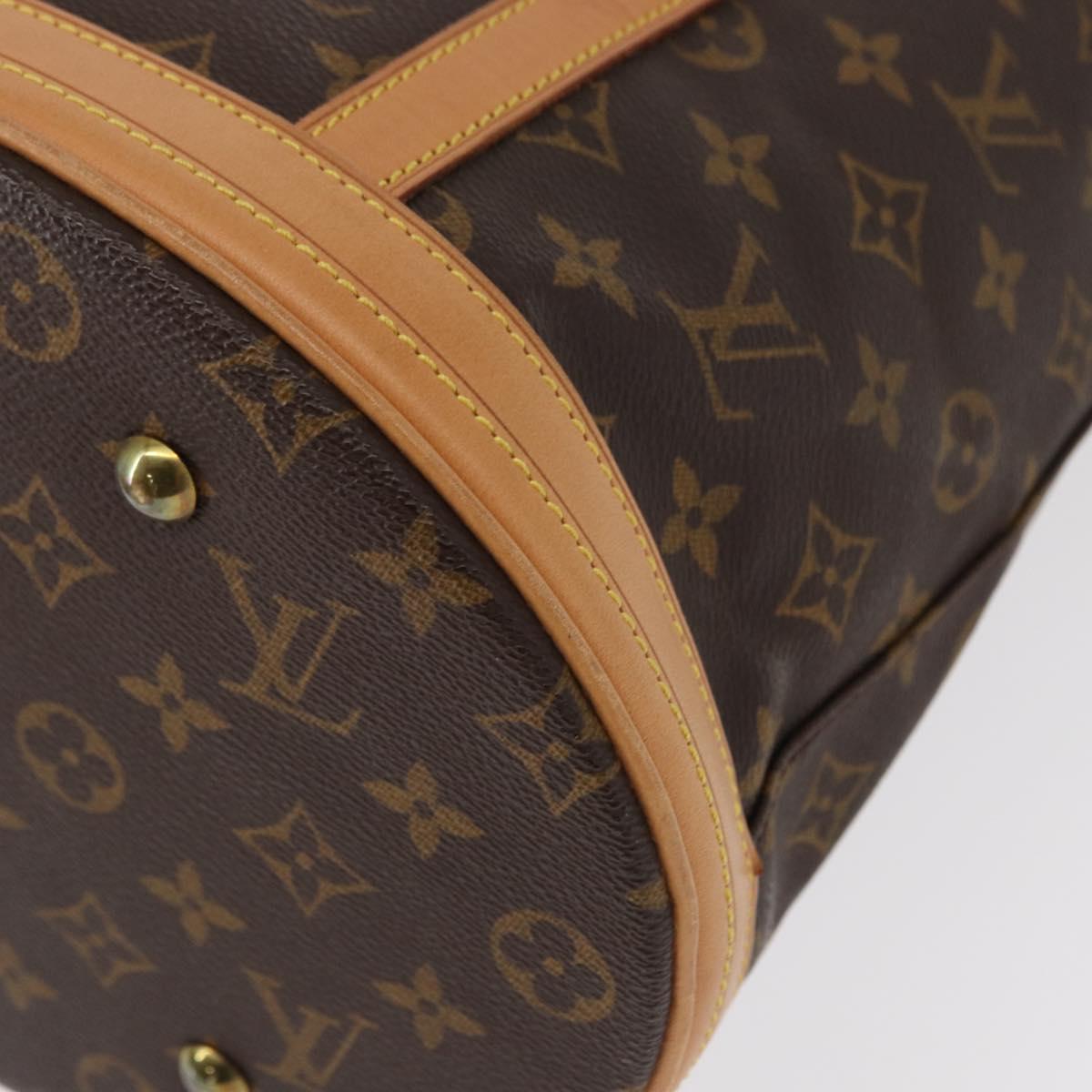 LOUIS VUITTON Monogram Bucket GM Shoulder Bag M42236 LV Auth 153431