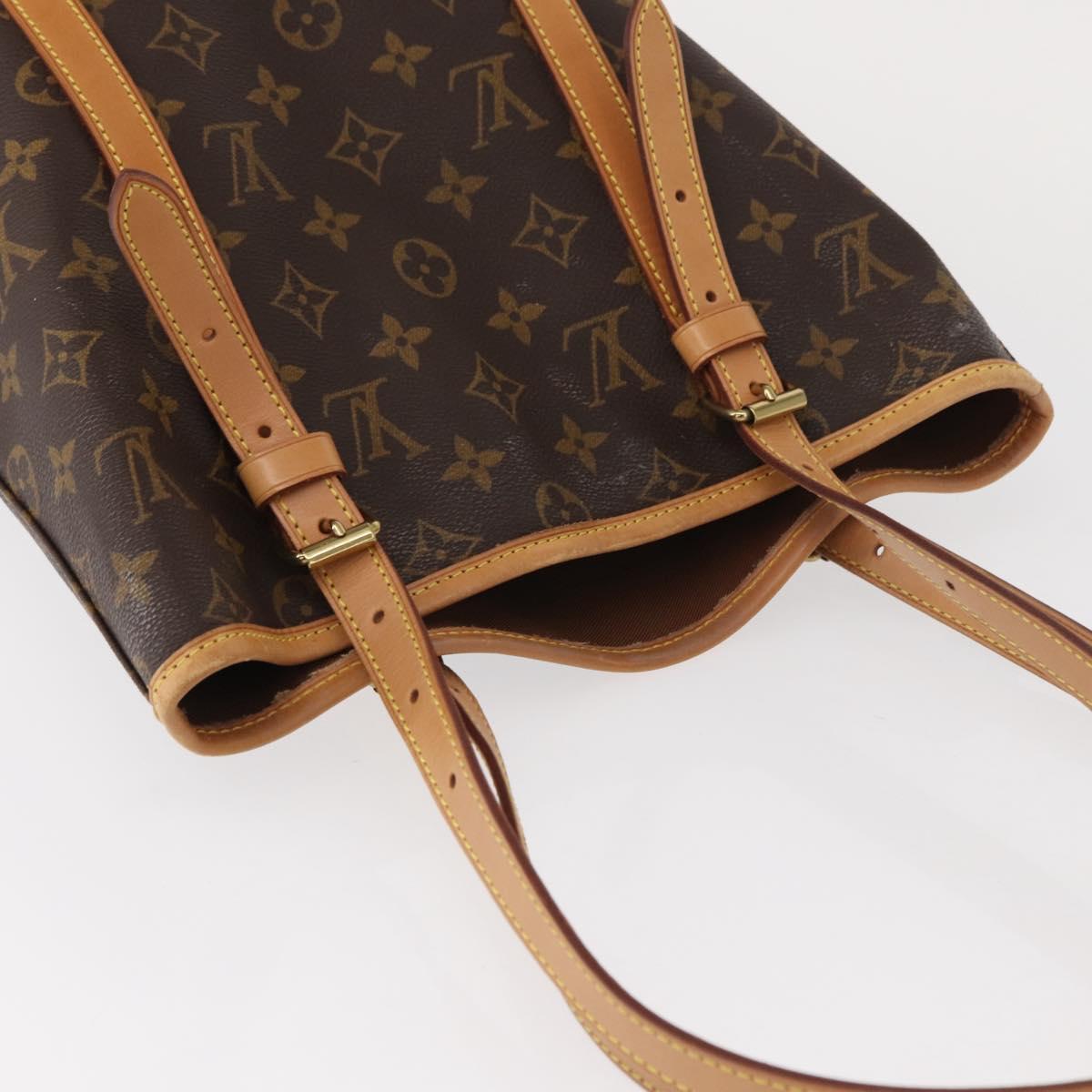 LOUIS VUITTON Monogram Bucket GM Shoulder Bag M42236 LV Auth 153431