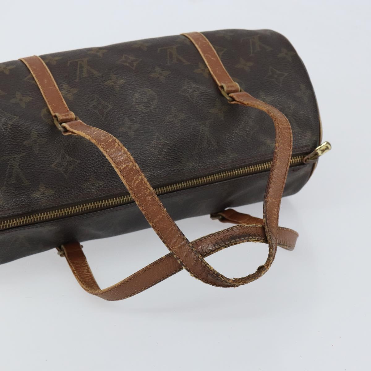 LOUIS VUITTON Monogram Papillon 30 Hand Bag M51385 LV Auth 153432