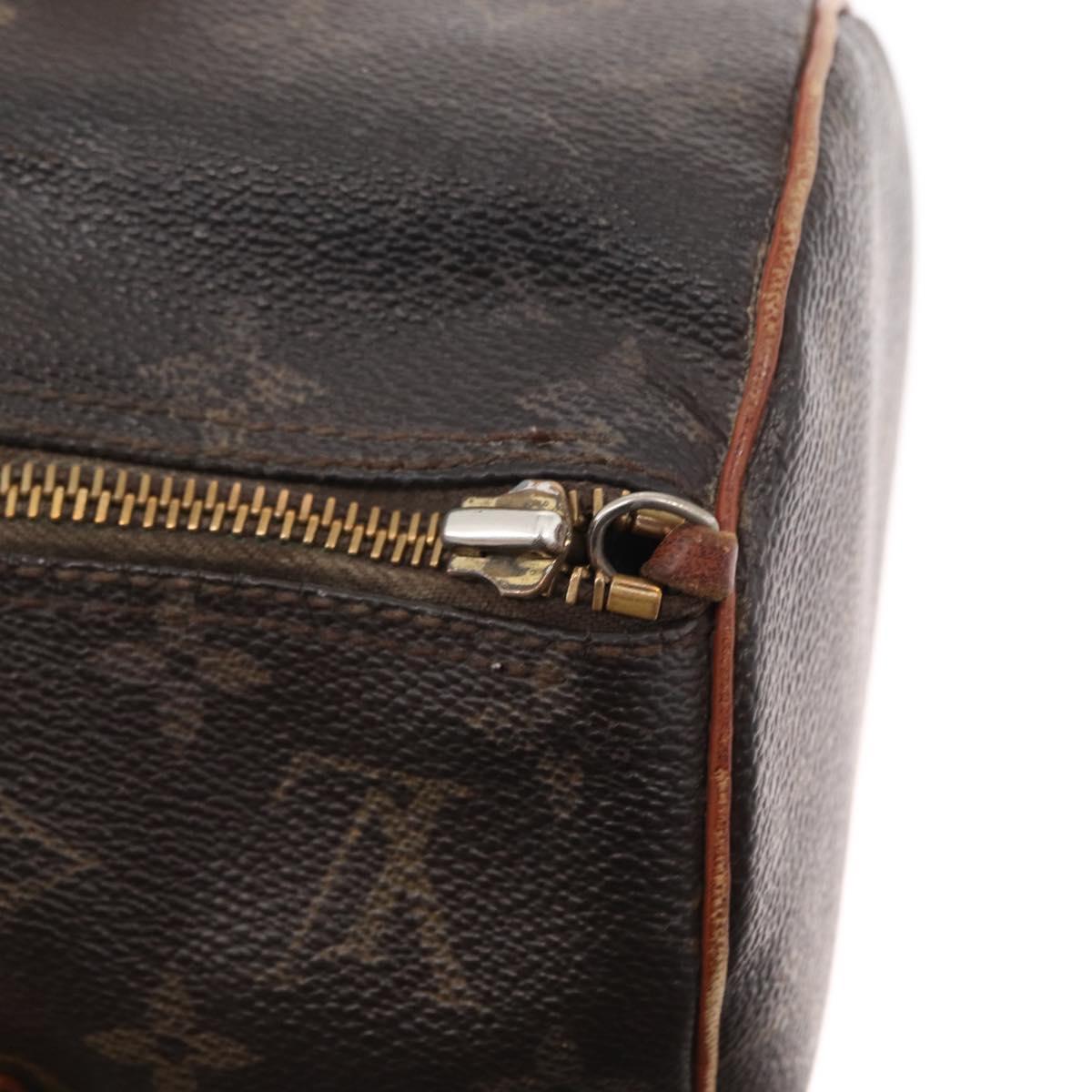 LOUIS VUITTON Monogram Papillon 30 Hand Bag M51385 LV Auth 153433