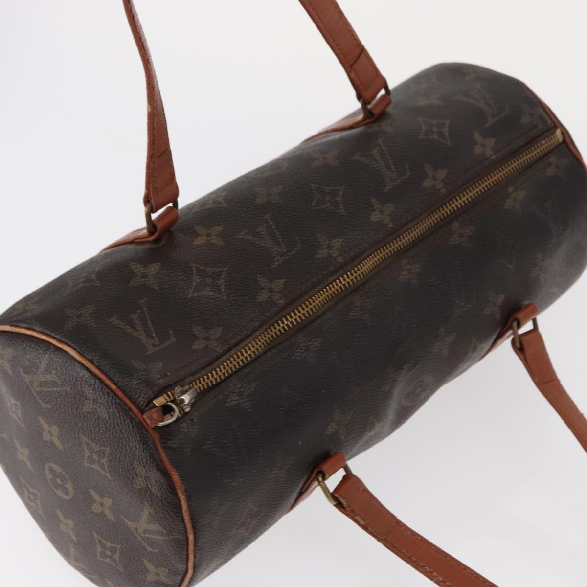 LOUIS VUITTON Monogram Papillon 30 Hand Bag M51385 LV Auth 153433
