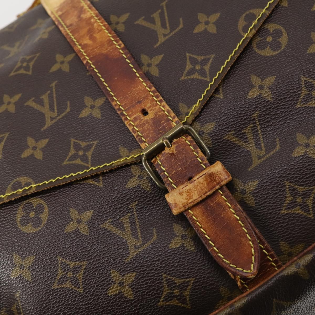 LOUIS VUITTON Monogram Saumur 30 Shoulder Bag M42256 LV Auth 153435