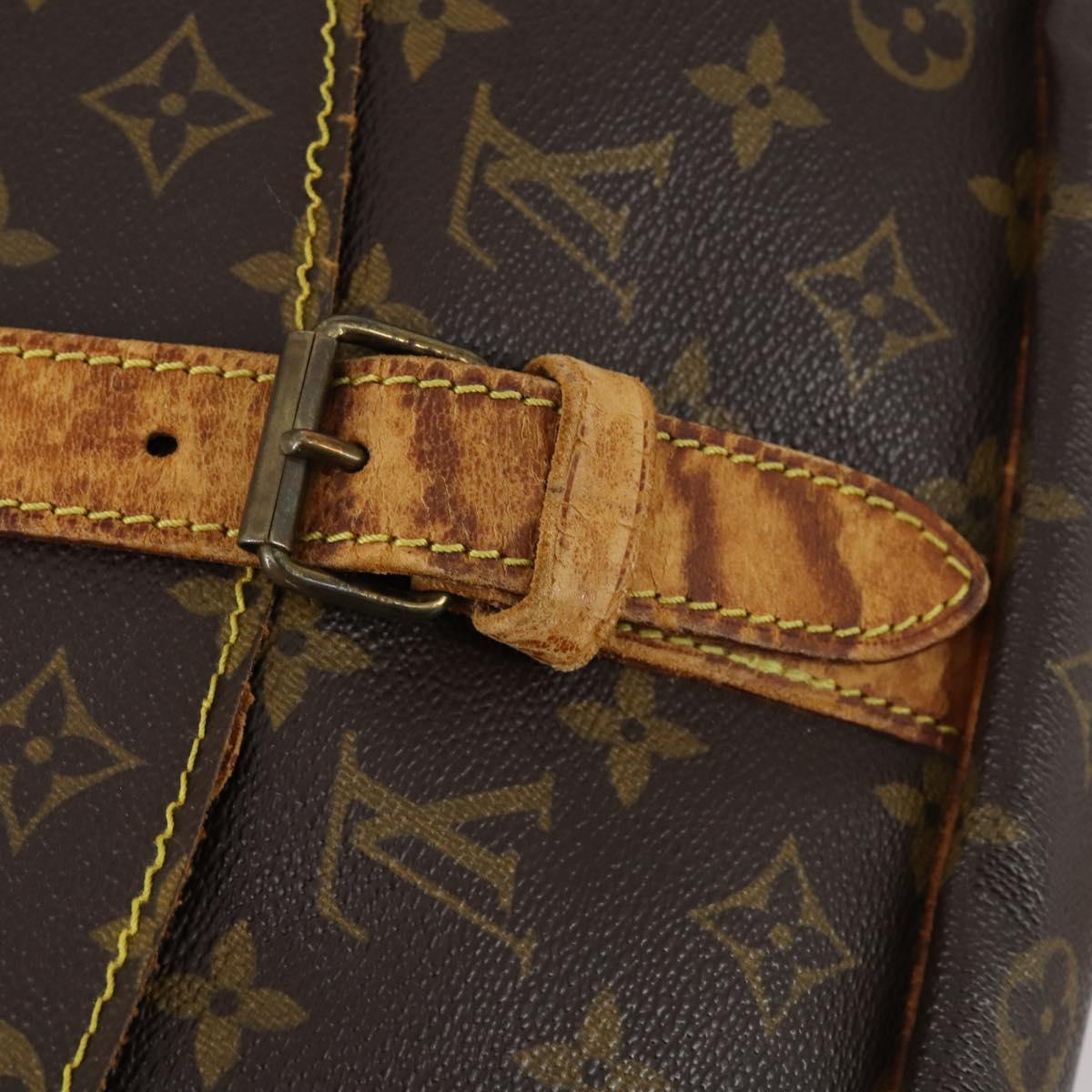 LOUIS VUITTON Monogram Saumur 30 Shoulder Bag M42256 LV Auth 153435