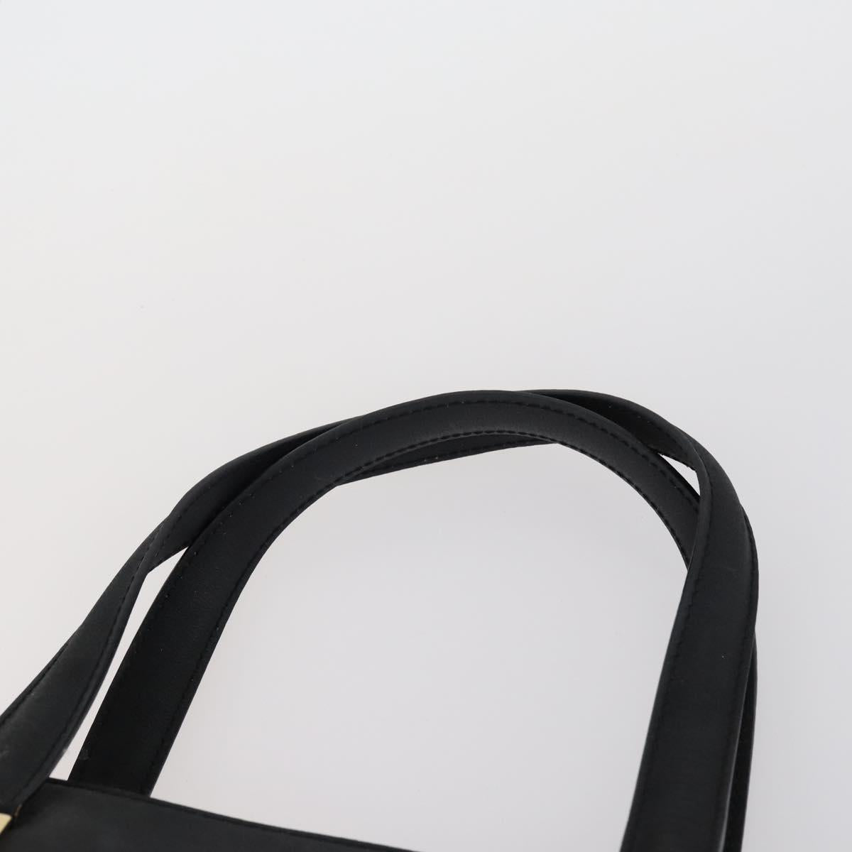CELINE Shoulder Bag Leather 2 Set Black Auth 153444