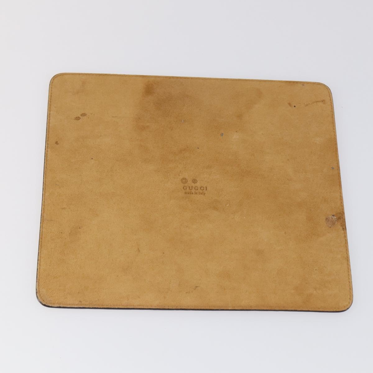 GUCCI GG Supreme Wallet Leather 4 Set Black Beige Auth 153445