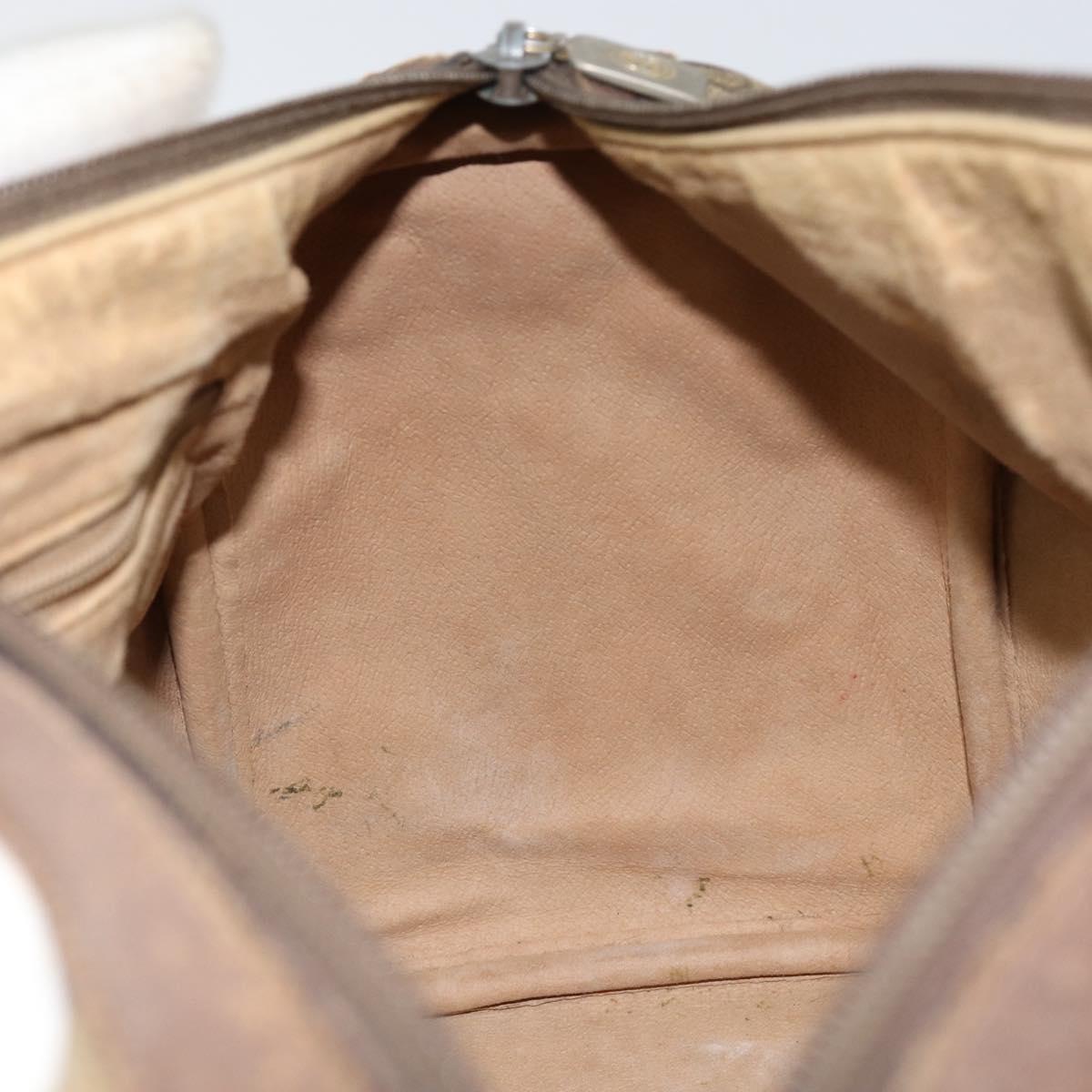 GUCCI GG Supreme Web Sherry Line Boston Bag PVC Beige Gold 40 02 007 Auth 153479