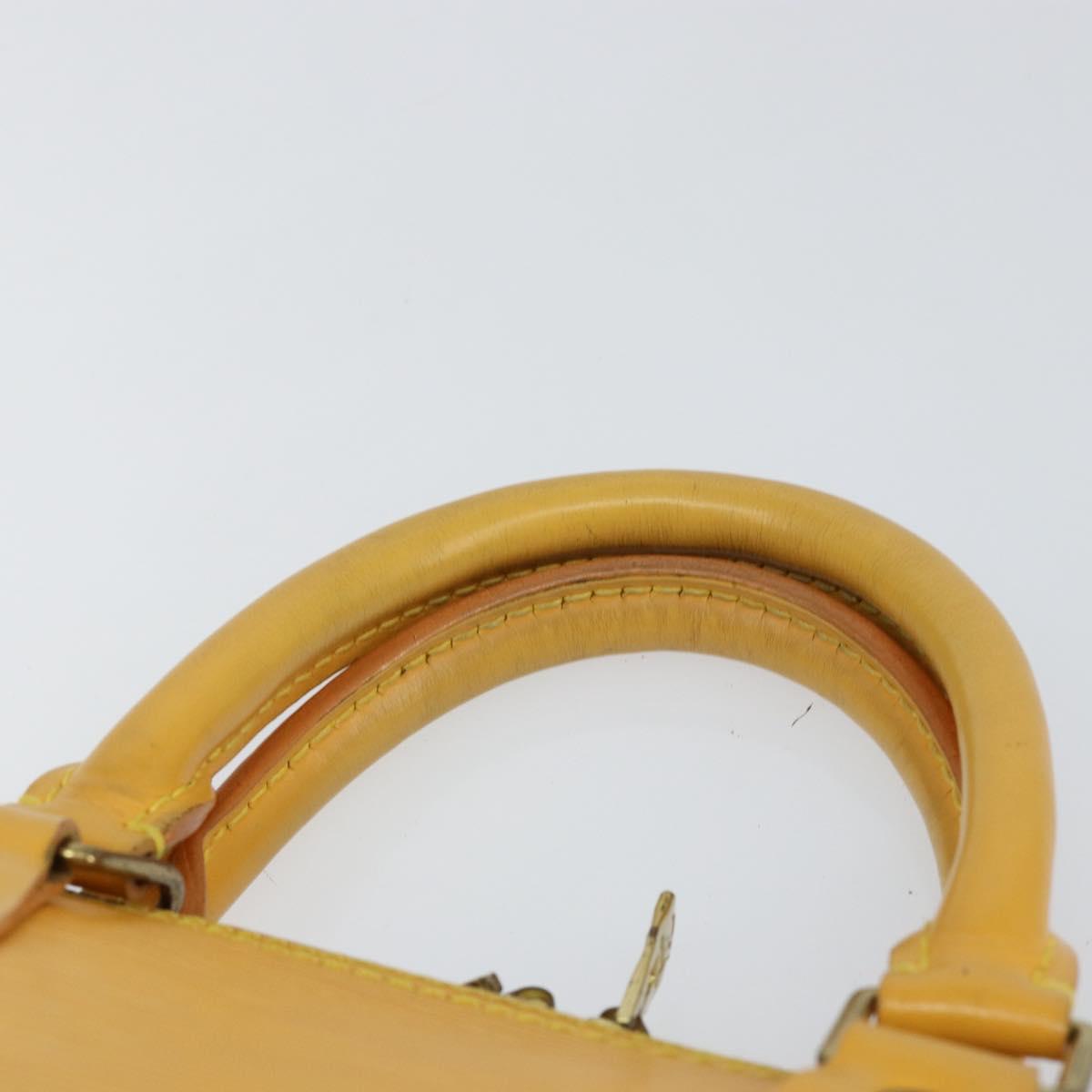 LOUIS VUITTON Epi Alma Hand Bag Yellow M52149 LV Auth 153501