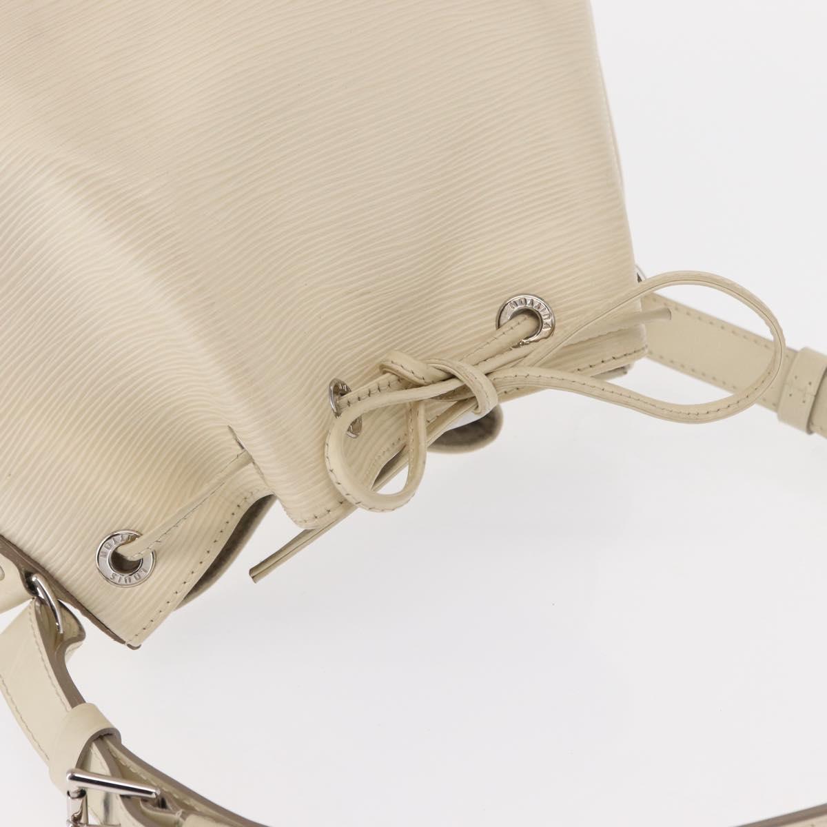 LOUIS VUITTON Epi Noe Shoulder Bag White Yvoire M4084J LV Auth 153505V