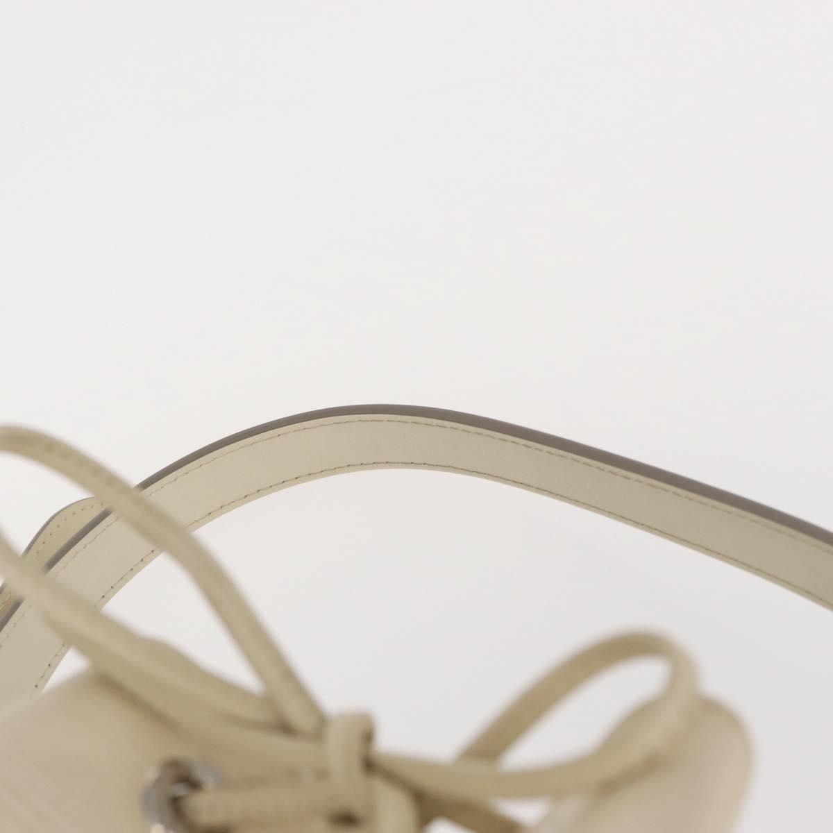 LOUIS VUITTON Epi Noe Shoulder Bag White Yvoire M4084J LV Auth 153505V