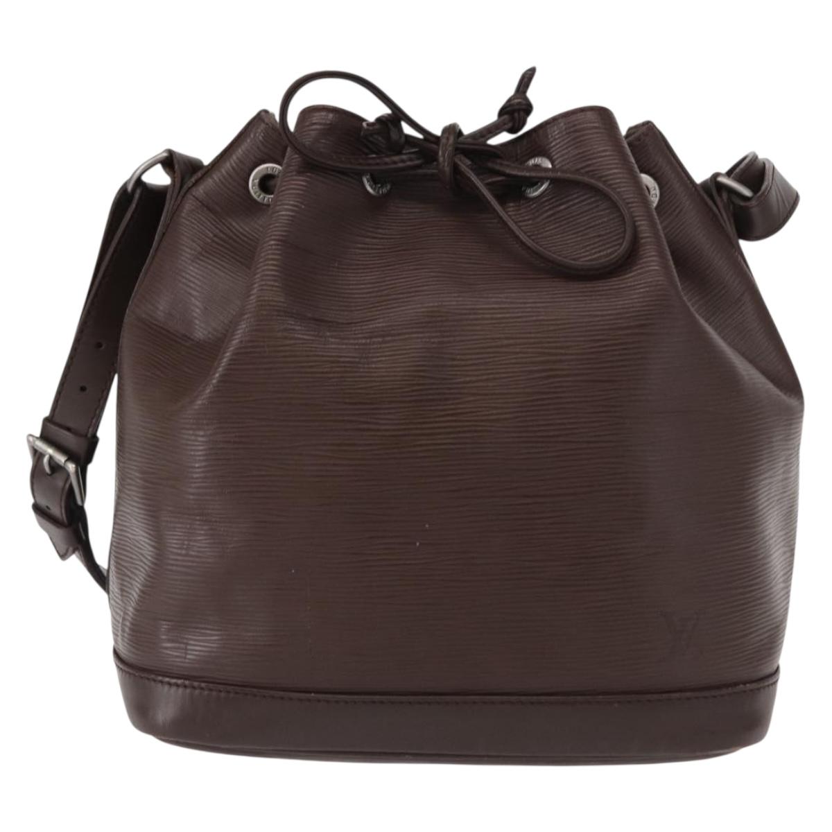 LOUIS VUITTON Epi Petit Noe Shoulder Bag Mocha M5901D LV Auth 153506