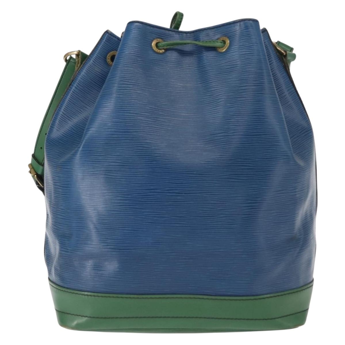 LOUIS VUITTON Epi Noe Shoulder Bag By color Green Blue M44044 LV Auth 153509