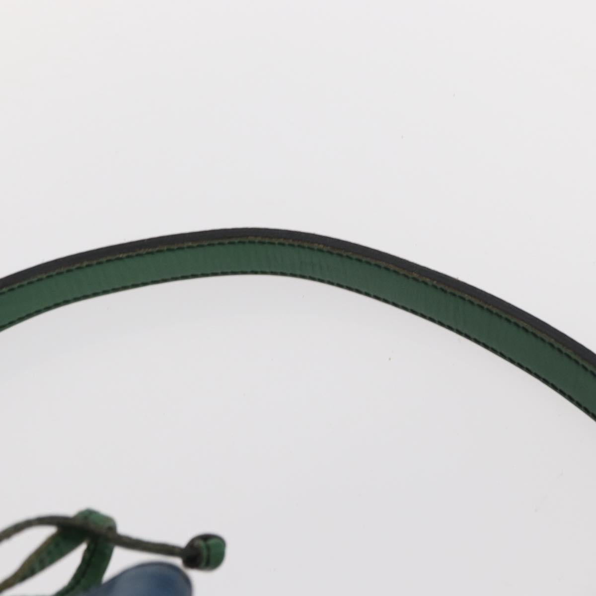 LOUIS VUITTON Epi Noe Shoulder Bag Bicolor Green Blue M44044 LV Auth 153509